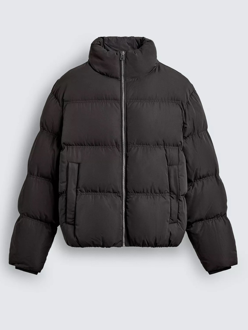 Rare New Puffer Jacket Dark Brown Men’s Size XL Zara